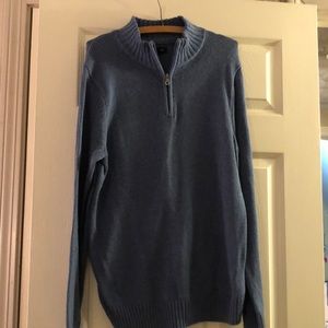 Croft&Barrow blue long sleeve sweater size M